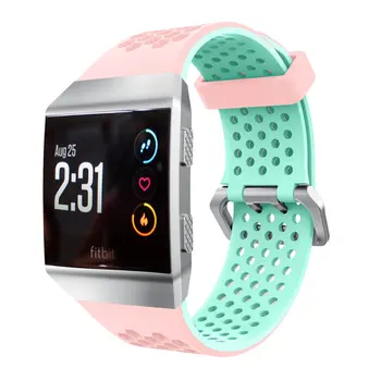 Sport Silicon WatchBands pentru Fitbit Ionic Respirabil Smart Watch Band Bratara Ceas Trupa Brățară Accesorii