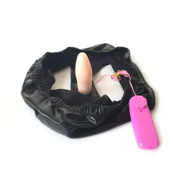 Erotice femei Sexy Lenjerie intima Penis artificial Unisex Vibratoare Invizibil Masaj Masturbari Cu Chilotei Anus Plug Jucărie Sexuală Pentru Adulți