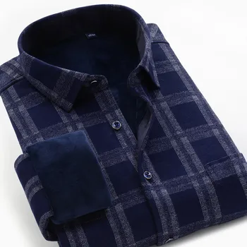 XXL la 10XL de mari dimensiuni brand carouri cămașă cu mâneci lungi 2020 iarnă confortabil cald gros de înaltă calitate de moda pentru tineri tricou casual