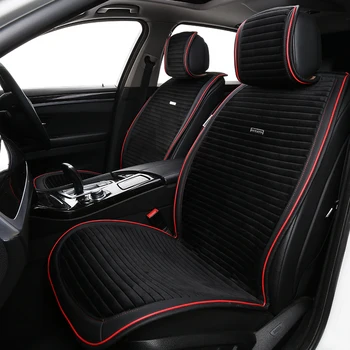 Iarna plus scaun auto acoperi cu dungi auto universale a pernei scaunului negru premium de automobile de lux interior se Potrivesc pentru sedan hatchback SUV, MPV