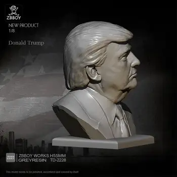 În America, Președintele Donald Trump Figura Model de Auto-asamblate Td-2228 H55mm Rășină Epoxidică Bust Kituri de Acasă Decorare Accesorii Noi