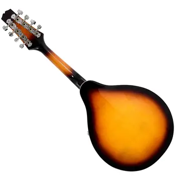 Mandolina chitara Un Stil Mandolina Sunburst Cu cârpă de șters tradițional Un model de mandoline tradițional Un model de Chitara, mandolina