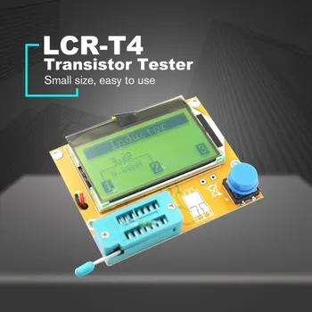 LCR-T4 LCD Digital Tranzistor Tester Metru de Iluminare cu Diode Triodă Capacitate ESR Metru Pentru MOSFET/JFET/PNP/NPN L/C/R 1