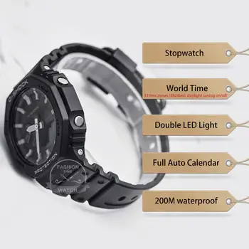 Ceas Casio barbati g șoc Ultra-subțire Ceas de lux de top set Sport cuarț bărbați ceas rezistent la apa 200m watchs CONDUS relogio Ceas digital