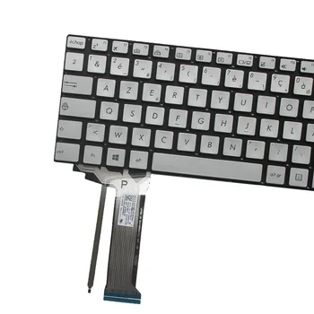 Franceză Nouă de Argint pentru ASUS GL752 GL752V GL752VL GL752VW GL752VWM ZX70 ZX70VW G58 G58JM G58JW G58VW cu iluminare din spate FR tastatura laptop
