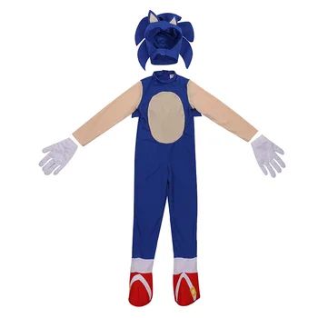 Copii Anime Sonic Ariciul Îmbrăcăminte Pentru Copii Cosplay Costum Baieti Sonic De Halloween Cosplay Haine