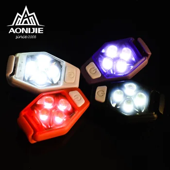 AONIJIE 4077 IPX4 rezistent la apa Noaptea de Funcționare LED-uri Lumina de Siguranta Cu Clip Lampa Stroboscop Pentru Runner Jogger Guler de Câine Biciclete Rider