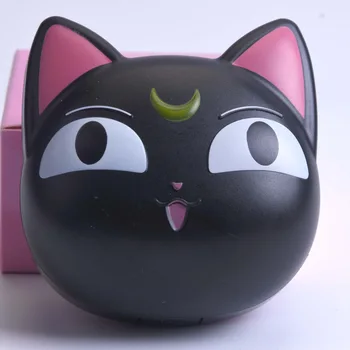 Obiectiv Cutie De Desene Animate Drăguț Pisica Portabil De Contact De Stocare De Caz Oglindă Recipient Titular