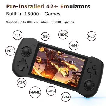 GP430 Consolă de jocuri Video Ecran de 4,3 Inch pentru PSP/PS1/PS4/NDS Open Source, Sistemul Portabil de Jocuri Retro Jucători 15000+ Jocuri