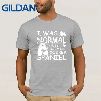Cocker Spaniel tricou am fost normală până Murdar Design de Ziua Mamei Doamna T-shirt