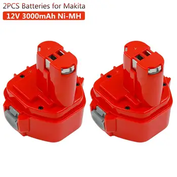 2 BUC 3000mAh Ni-MH Baterie Reîncărcabilă pentru Makita 12v PA12 1220 1233 1222 1223 1235 6227D 6313D 6317D 6223D Acumulator Baterie
