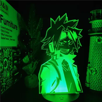 Eroul meu mediul Academic Kaminari Denki Acțiune Anime Figuri 3D Lumini de Noapte Jucarii Model Boku no Hero Academia Toate s-ar Putea Xmas Cadou Figma
