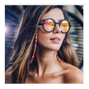 Moda Retro Colorate Femei Curea ochelari de Soare Bumbac Gât String Cordon Fixare Ochelari de Șnur Titularul 12buc/lot