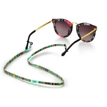 Moda Retro Colorate Femei Curea ochelari de Soare Bumbac Gât String Cordon Fixare Ochelari de Șnur Titularul 12buc/lot