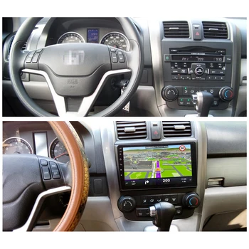 Sinosmart 8 Core DSP 48EQ 2Din IPS/QLED 2.5 D ecran gps auto de radio-navigație player pentru Honda CRV CR-V 2006-2018