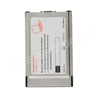 PCMCIA USB 2.0 CardBus Dual 2 Port 480M Adaptor de Card pentru Laptop PC
