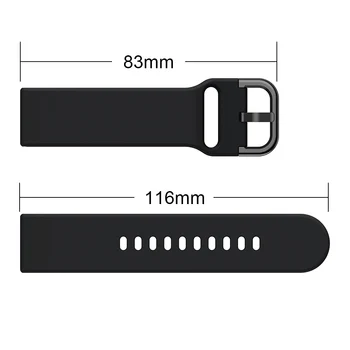 UEBN 20mm 22mm Silicon Sport Band Pentru Xiaomi Amazfit Bip/GTS Curea de schimb pentru Xiaomi Huami Amazfit GTR 42mm 47mm watchband