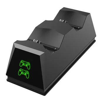 Dual USB Gamepad suport de Încărcare Praf Portabil Transportă Decor pentru PS4 Slim Pro Joystick Putere Stand Stație