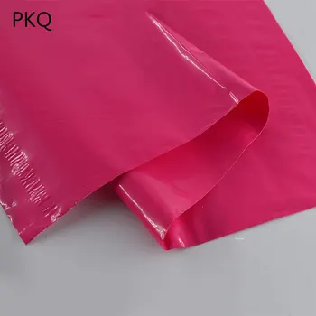 100buc Îngroșat Roz de Plastic Poly Plic Mailer Transport Saci de Îmbrăcăminte Impermeabilă Expres de Ambalare Sac 17*30 cm/20*35cm/28*42cm