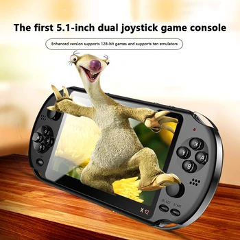 Mai nou Handheld Portabil Joc Consola Joystick Dual 8GB preîncărcate 1000 de jocuri gratuite de suport TV Out video de mașină de joc