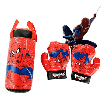 Disney Spiderman Jucărie Mănuși Marvel Avengers saci de Nisip Set de Pluș Umplute Mănușă de Box pentru Copii Baieti Decompresie Jucarii Cadou