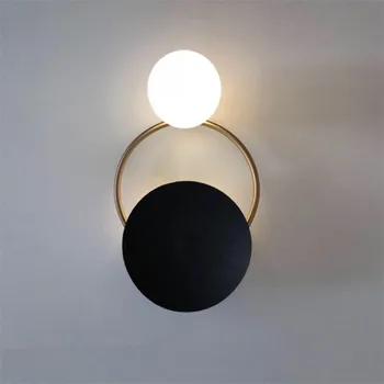 Nordic a CONDUS lampă de perete designer culoar, coridor, camera de zi fundal lampă de perete modernă post lumina dormitor de lux lampă de noptieră