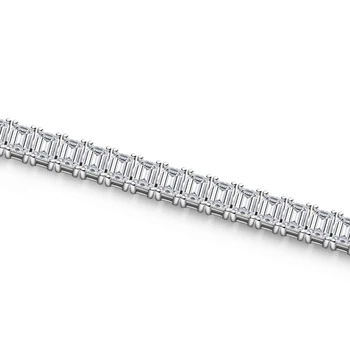 De lux Argint 925 Bratari de Tenis pentru Femei 18cm Lungime Bratara Argint Bijuterii серебрянные украшения925 браслети сере