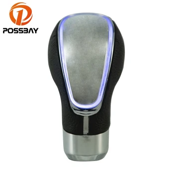 POSSBAY Universal Touch Activat LED Schimbătorului de Viteze Schimbare de Culoare Viteze Buton Manual de Schimbator de Viteze pentru Audi BMW Opel
