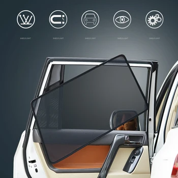 Pentru Nissan Leaf Accesorii 2016 2018 Magnetice Auto Parasolar Plasă de Soare umbra Geam Lateral Parasolar protecție Solară de Izolare 5 Buc