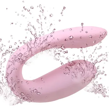 IKOKY Cota Cuplu Suge Vibratorul Formă de U Flexibil Clitoris Vagin Stimulator Vibrator Jucarii Sexuale de Cuplu G-spot Vibrator