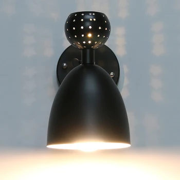 Nordic Noptieră lampa de Perete cu soclu E27 de Rotație Minimalist Fier Macarons Copii culoar, camera de zi Coridor de Hotel Fundal lampă de perete