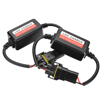 H8 H9 H11 cu LED-uri Faruri Decodor can-BUS EMC Warning Canceller Condensator Anti-flicker Rezistor Cablajului Canbus fara Eroare de Cablu
