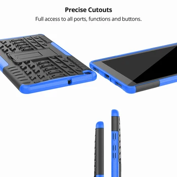Caz pentru Samsung Galaxy Tab a 8.0 2019 SM-T290 T295 T297 Copiii Caz rezistent la Socuri Silicon TPU Acoperire cu Kickstand Tableta Funda