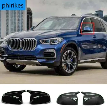 1 Pereche Pentru BMW G01 X3 X4 G02 X5 G05 2018 2019 2020+ X6 2019 2020 Fibra de Carbon Acoperire Oglindă Ușă Laterală Retrovizoare capac de Acoperire