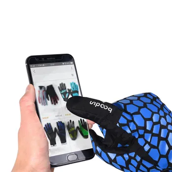 Manusi De Iarna, Manusi Termice Pentru Barbati Femei Cald Touchscreen Funcția Impermeabil Tesatura Reglabil Ciclism Manșetă Mâinile Calde