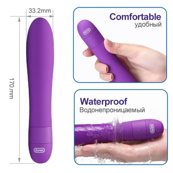Durex Play Multi Viteză Vibrator pentru Femei punctul G Masturbari Jucarii Sexuale de Cuplu Reutilizabile Plăcere Penis Inel Adult Intim Bunuri