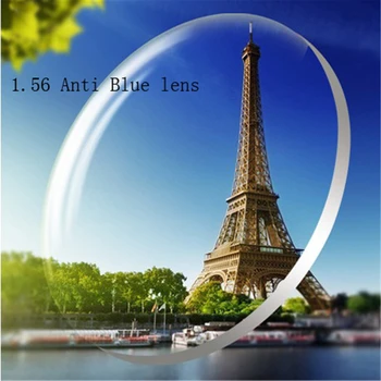 1.56 Anti-albastru Personalizat Miopie ochelari baza de Prescriptie medicala miop obiectiv femei bărbați reducere ochelari lentile Optice lentile ochelari