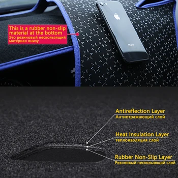 Tabloul de bord Capacul de Protecție Pad pentru Suzuki Jimny 1998~2018 Accesorii Auto de Bord Parasolar Anto-UV Covor 2007 2010 2011 2018