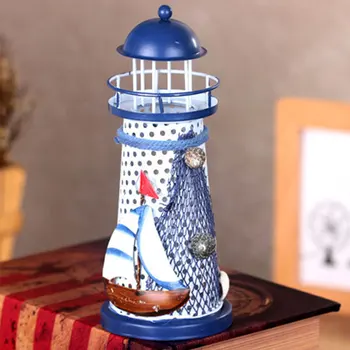 Handmade, Vintage-Mediteraneene Far LED Lumina de Noapte Turn de Stele, Pește, Scoici Colac de salvare Nautică Decorațiuni interioare de Iluminat Cadou