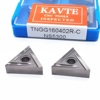 TNGG160402R-C TNGG160404 R-C/L-C NS5300 Cermet Mediu Și Dur Oțel Piese de Finisaj Bun de Tungsten Carbură Cimentat Insertii