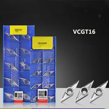 Introduce VCGT160402 VCGT160404 VCGT160408 AK H01 Original Interne cuțit de Strunjire CNC Strung Instrumente VCGT de Aluminiu de Înaltă Calitate de Tăiere