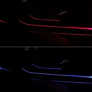 NOUĂ Modificare Mașină Atmosfera Interioară Multi-Color LED-uri de Lumină Modificarea Control Accesorii pentru Tesla model 3 Bandă de Lumină