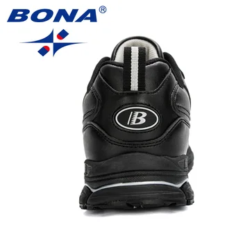 BONA 2020 Noi Designeri de Acțiune din Piele Pantofi sport Bărbați în aer liber Pantofi sport de Amortizare Adidași Om Pantofi de Sport Confortabil