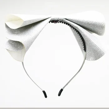 2021k Tul funda mare hairband VARA fete bow headband copii moda accesorii de par banda de metal cu dinti
