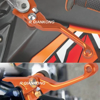 Portocaliu pentru 85SX 2013 2016 2017 2018 85 SX XC CNC din Aluminiu cu Motociclete Dirt Bike Pivot de Frână de Ambreiaj Pârghii 2004-2013