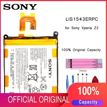 Original SONY Baterie de Telefon Pentru SONY Xperia Z2 L50w Sirius AȘA-03 D6503 D6502 Înlocuire Baterii LIS1543ERPC bateria