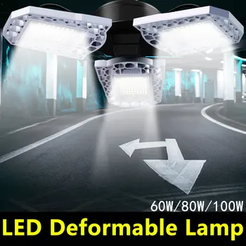 LED Garaj Lumina 240V Bec E27 60W 80W 100W Senzor Inteligent Bombillas LED-uri Impermeabil Depozit Lampa LED Iluminat Industrial Lumini