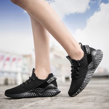Moda Barbati Femei Pantofi de Sport ochiurilor de Plasă Respirabil Pereche de Pantofi de Jogging în aer liber Pantofi de Amortizare Non-alunecare Casual Pantofi Plat pentru Femei