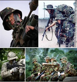 Multicam Tactice Airsoft Sniper Camuflaj Găleată Boonie Pălării din Nepal Capac Armata SWAT Panama Accesorii Militare de Vară pentru Bărbați