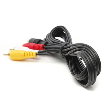 Oferta speciala Noul Fierbinte de Vânzare a/V Cablu Durabil 1,8 M 6ft Audio-Video A/V, Cablu Pentru Sega Saturn a/V RCA Cablu de Conectare